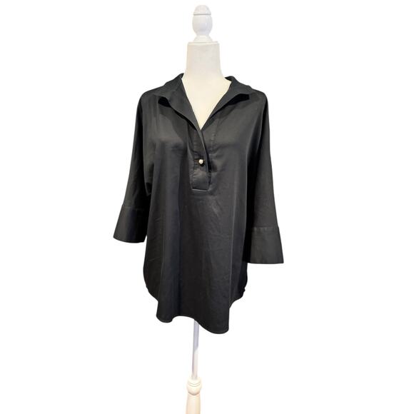 TUCKERNUCK Black Willow Blouse in Sz Large - Picture 1 of 7